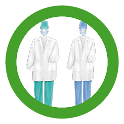 No al uso uniforme clínico fuera centros salud 